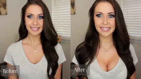 How to Make Your Boobs Look Bigger Courtney Lundquist - YouTube.