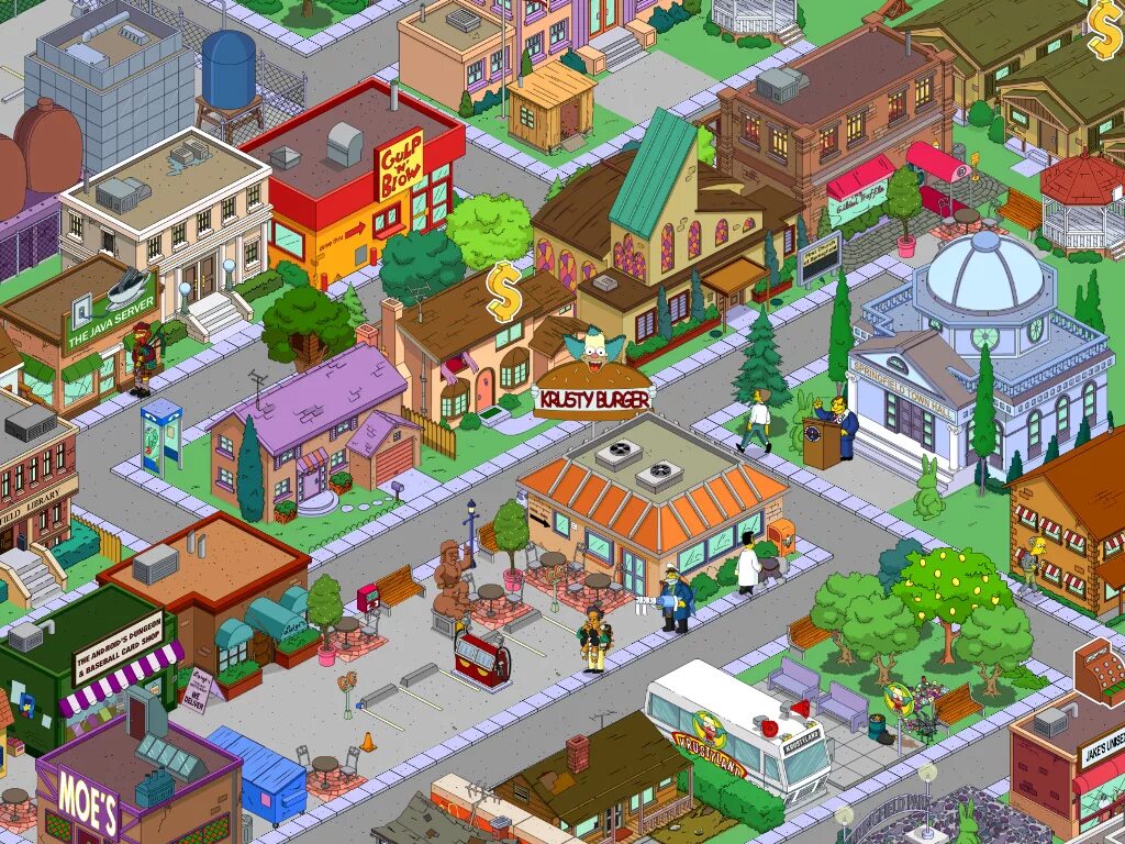 My new family 2. Спрингфилд (симпсоны). Симпсоны Спрингфилд tapped out. Спрингфилд игра город. Спрингфилд город симпсоны.