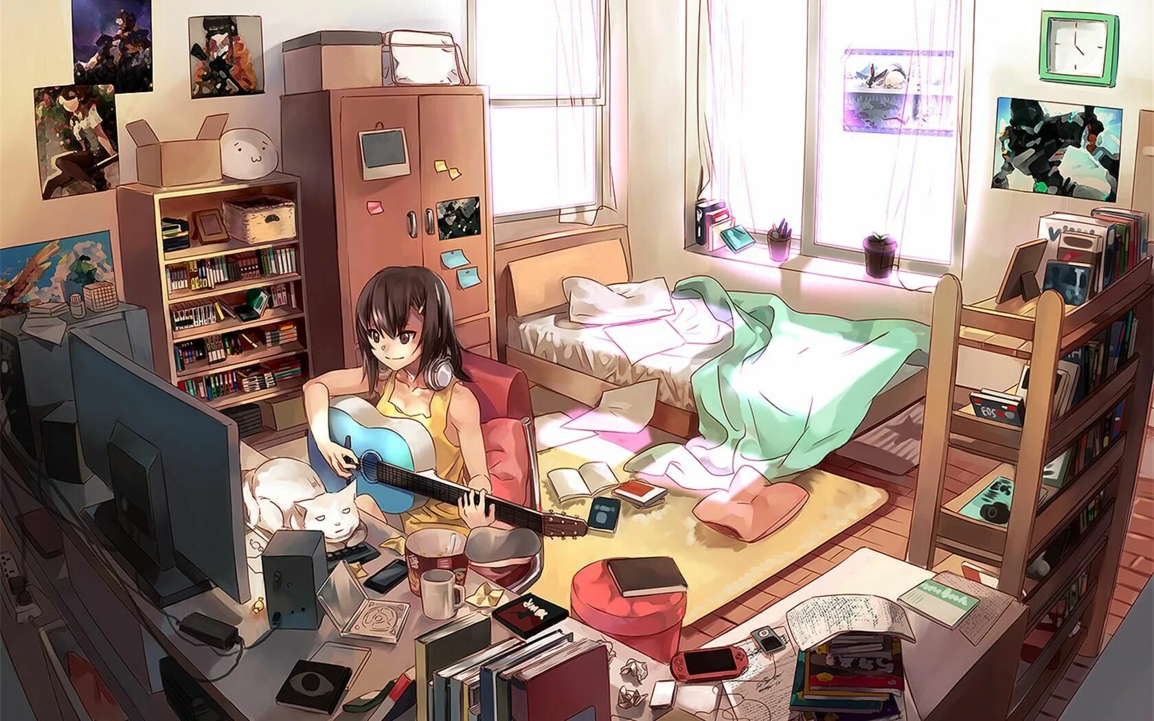 Хикикомори кай аниме. Картинка комнаты на английском. Описать комнату. Лексика по теме living room. Детская комната иллюстрация.