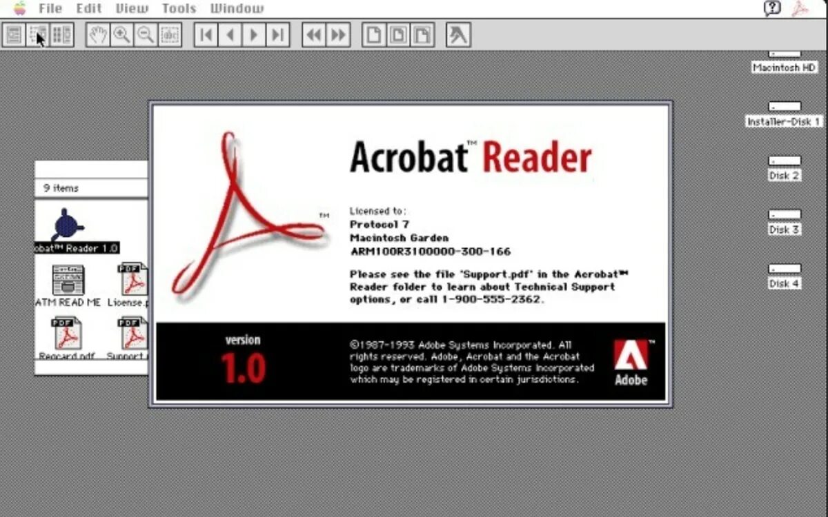 Проверить адобе. Acrobat Reader 1.0. Adobe Acrobat Интерфейс. Приложение pdf Reader Acrobat. Акробат про ридер Интерфейс.