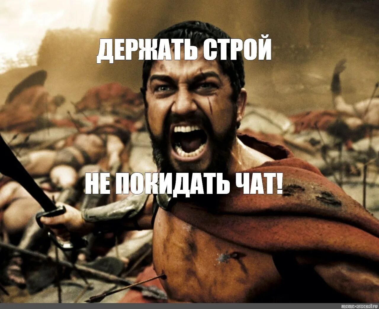 Леонидас 300 спартанцев. Meme arsenal com