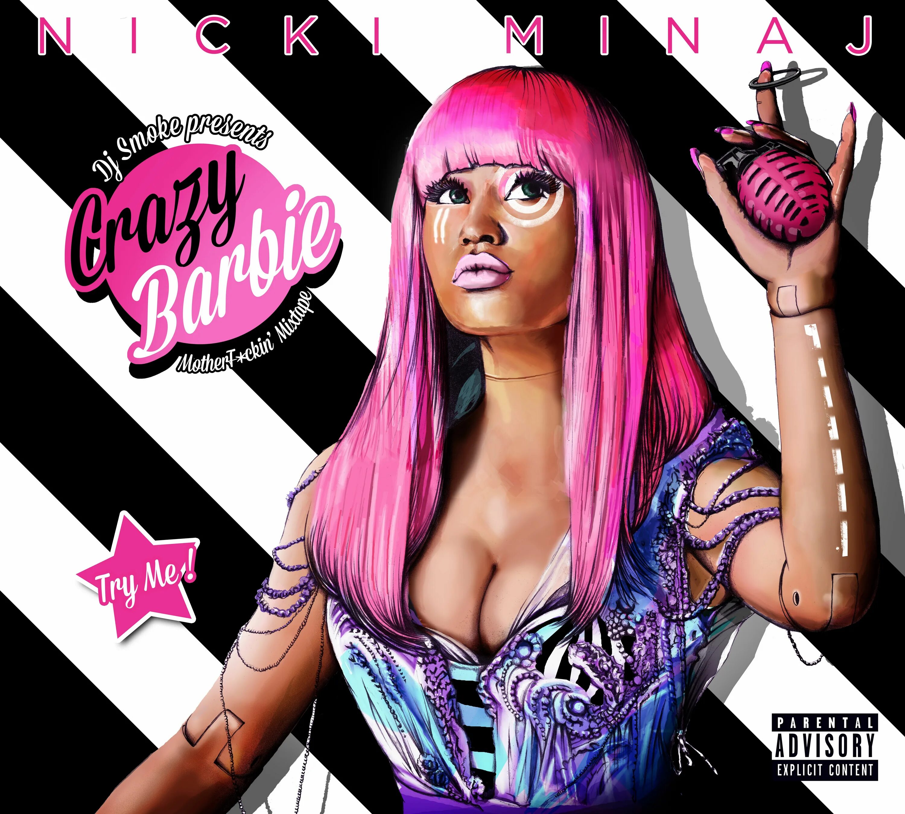 Nicki minaj barbie dangerous. Ники минаж сумасшедшая. ники минаж диджей. ники минаж микстейп. nicki minaj crazy.
