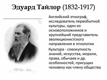 Определение культуры тайлора