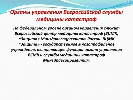 Местонахождение органов управления