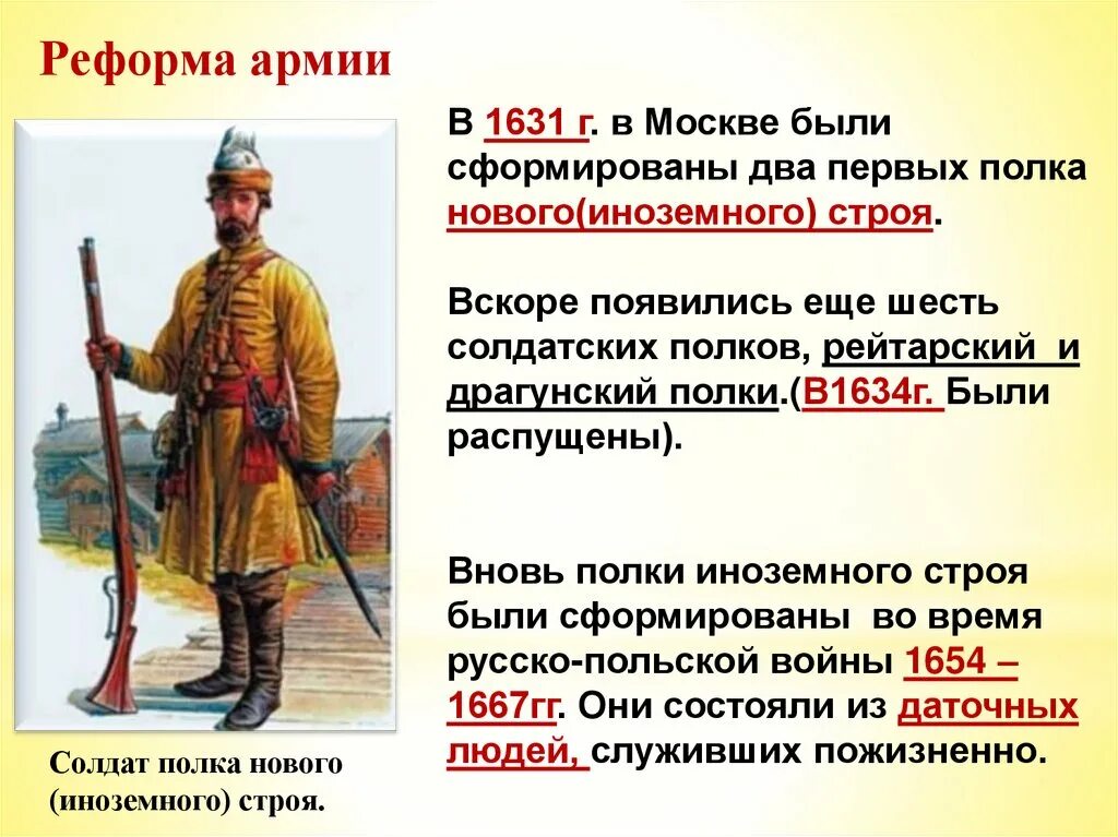 Формирование нового полка. Реформа армии при романовых. полки нового строя 1631. реформа армии россия при первых романовых. реформа армии при первых романовых 7 класс.