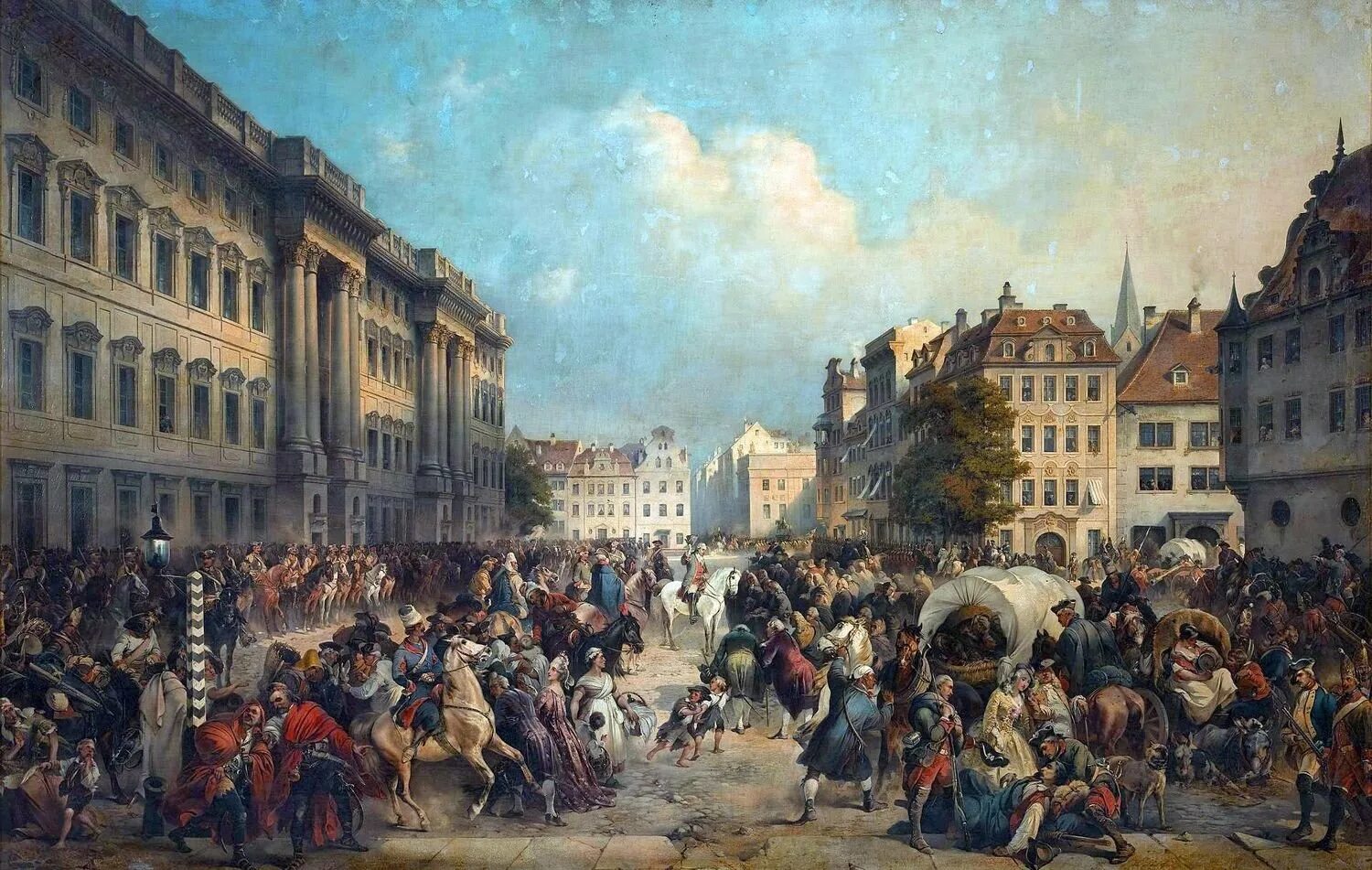 Русские войска взяли берлин в ходе. Берлин 1760 год. Взятие Берлина русскими войсками 1760. Взятие Берлина 9 октября 1760 года.