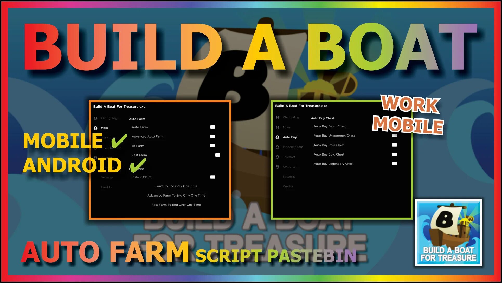 Скрипт на build a boat for treasure. Roblox build a boat for treasure script.