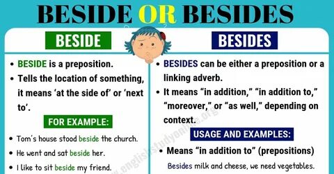 Beside