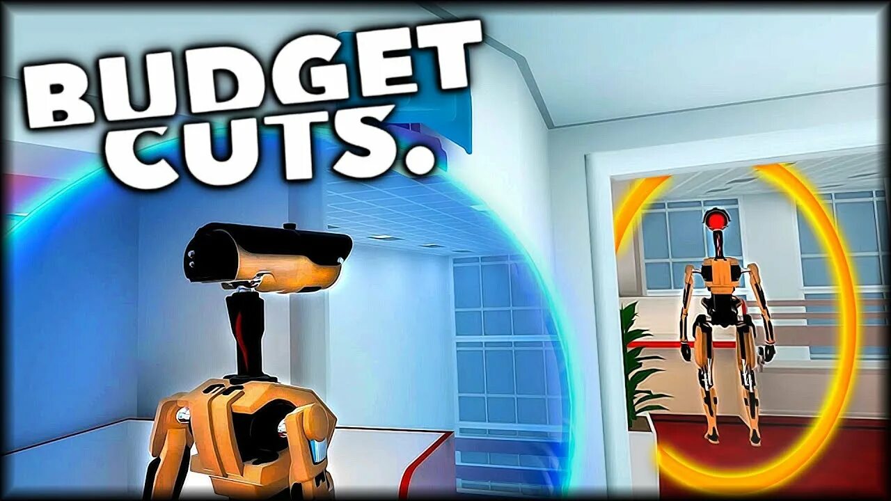 Робот из игры budget Cuts. Portal VR игра. Budget Cuts 2 VR.