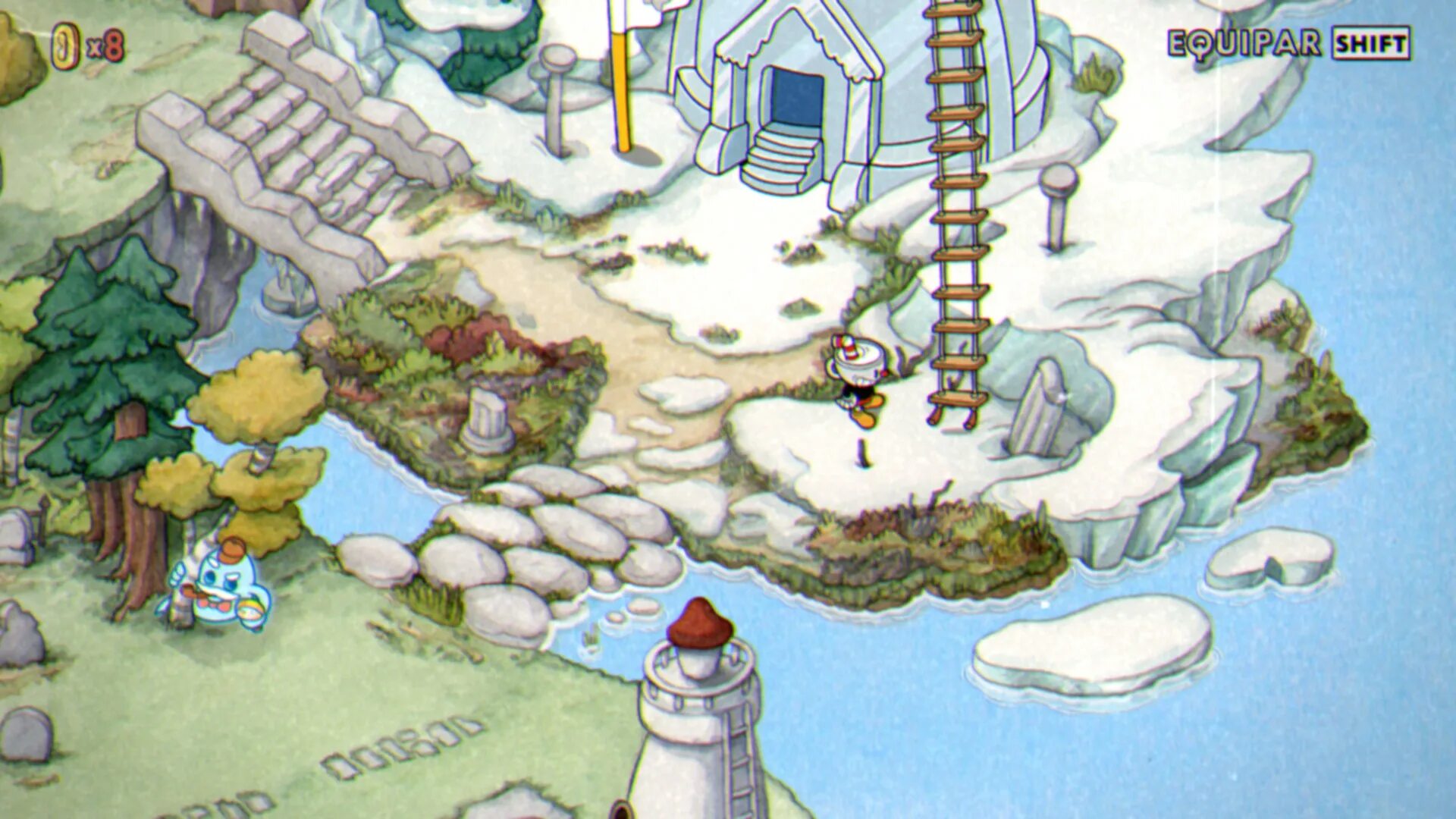 Капхед игра. Острова капхед dlc. Cuphead кладбище. Cuphead 1 остров. Cuphead кладбище.