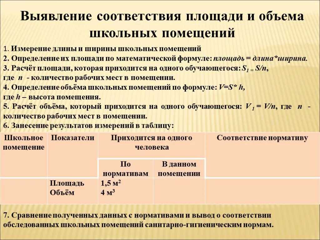 Помещения в соответствии с гигиеническими. Нормы объёма помещения. Площадь на одного учащегося по санитарно-гигиеническим. Гигиенический норматив объема вентиляции. Размеры школ вместимость.