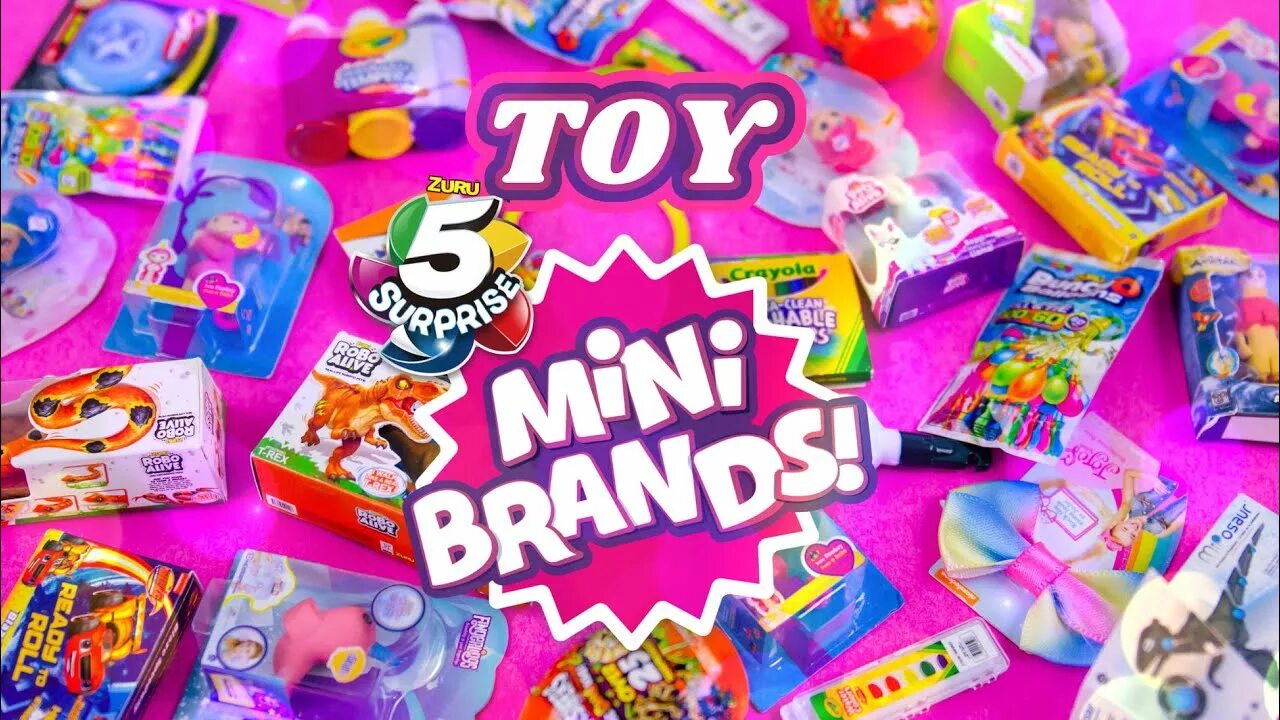 Игрушки 5 сюрпризов. Mini Toys Zuru. Toy Mini brands.