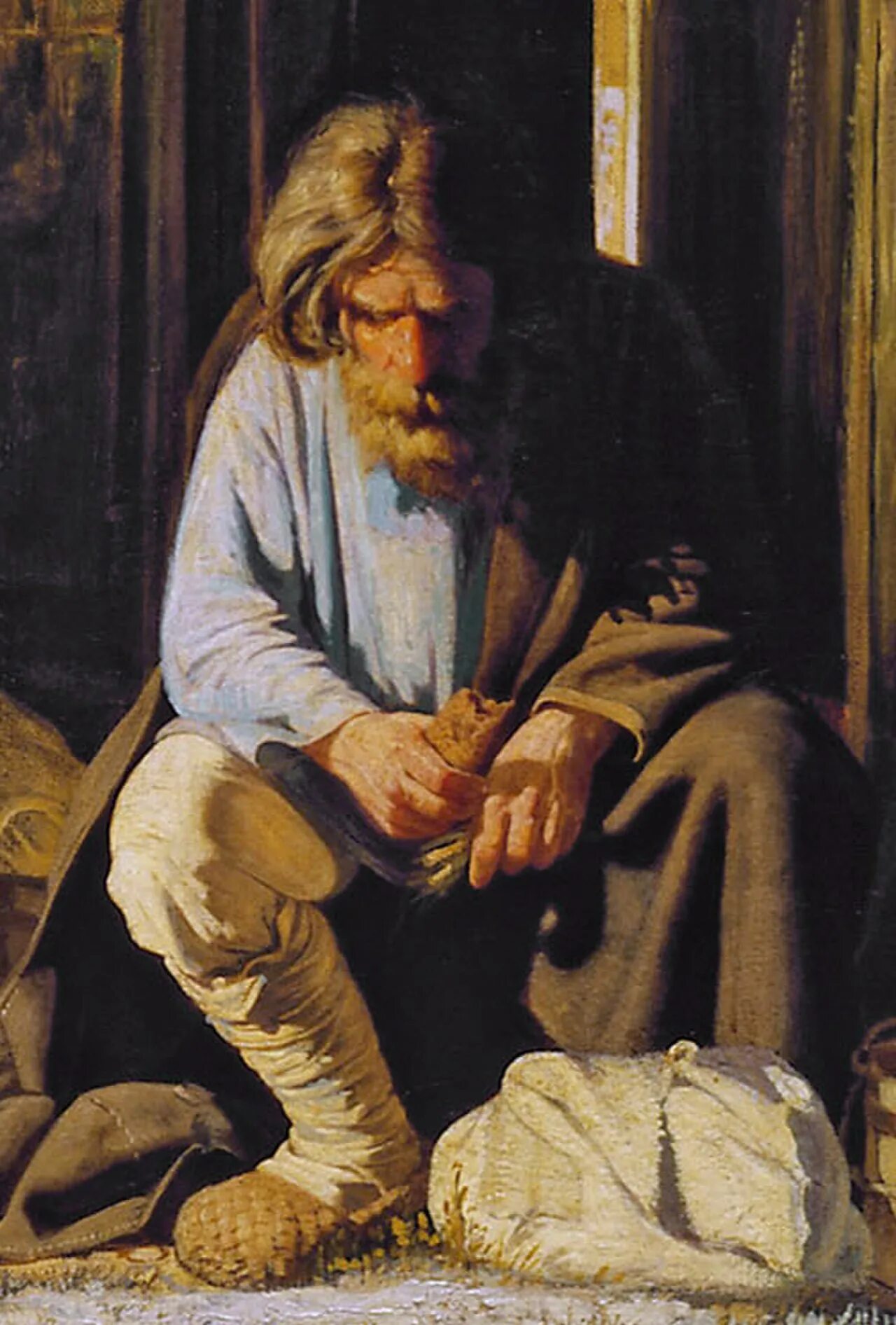 Картины ван гога одинокий старик. Крестьянин сидит. «крестьянин в шапке». Дед в избе. Крестьянин сидит.