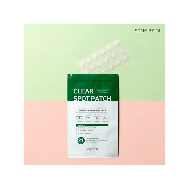 Some by mi патчи против прыщей антибактериальные - 30days Miracle Clear spot Patch. Enl AC Clear наклейка против акне антибактериальная spot Patch набор 24шт. Some by mi 30 Days Miracle Clear spot Patch. Маска патч AC Clear spot Patch. Clear patch