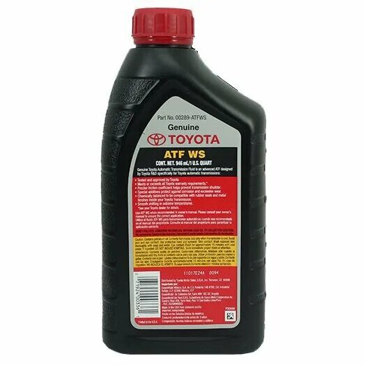 Toyota genuine atf. Toyota atf ws fluid. Toyota genuine atf. Toyota genuine atf. 946л.