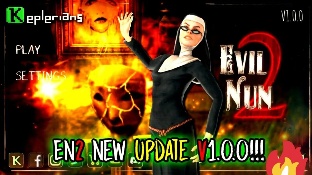 Evil nun menu. Keplerians. evil nun 3 main menu.