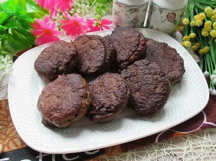 Котлеты из печени сала