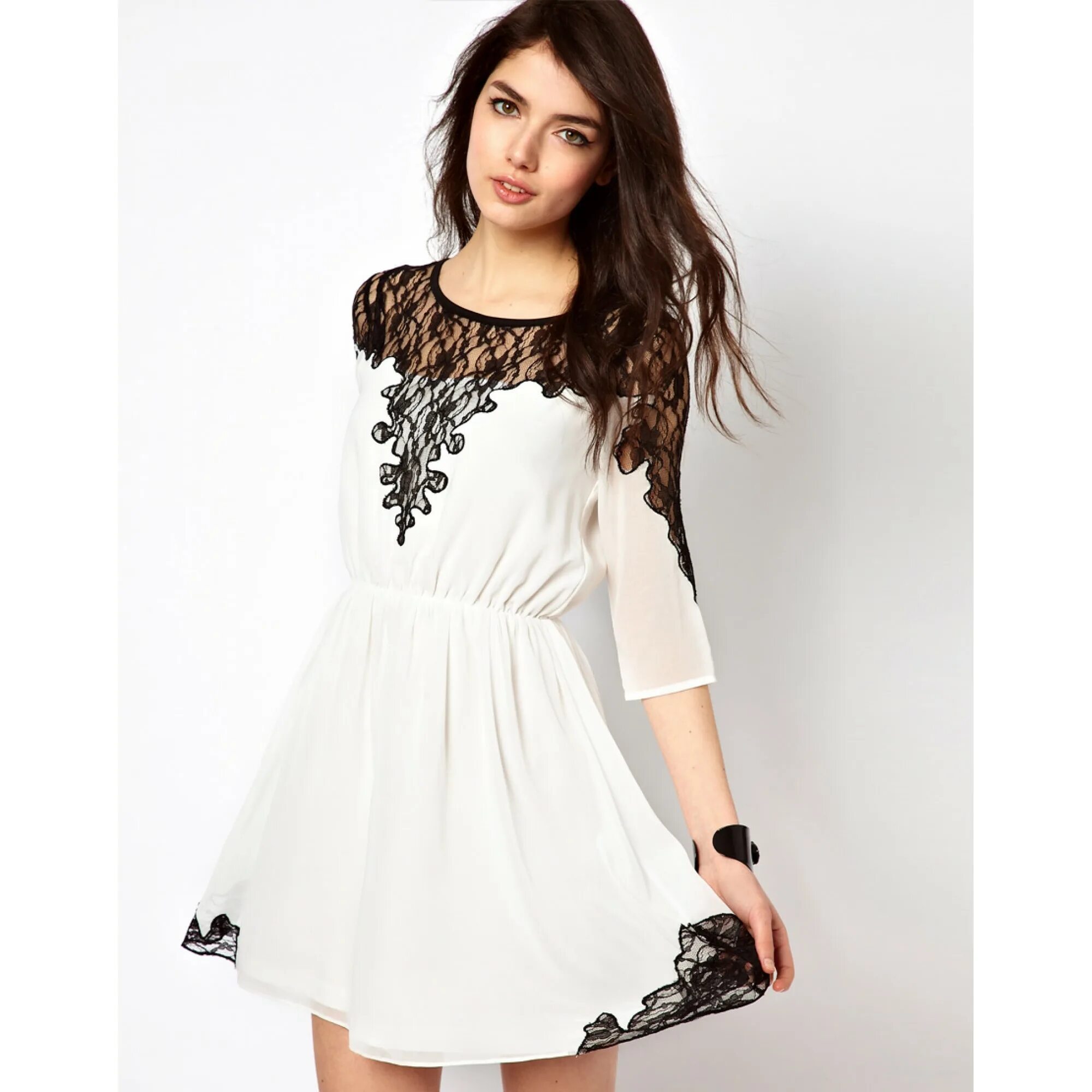 Платья в черном белом цвете. Белое платье с рукавами. Белое платье для девочки. Черно белое блатья. Платье черно-белое.