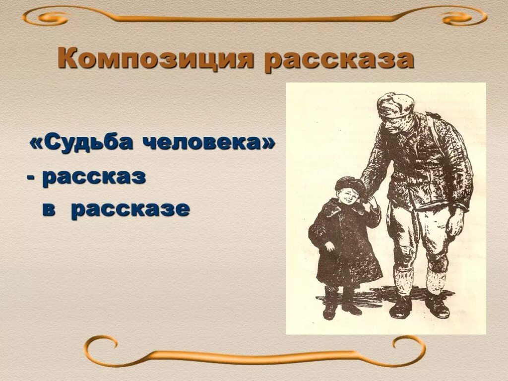 Судьба человека шолохов какая композиция. Композиция рассказа судьба человека. Композиция судьба человека Шолохов. Композиция произведения судьба человека Шолохова. Особенности композиции рассказа судьба человека.