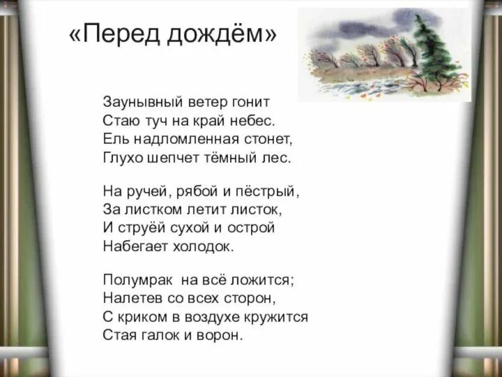 Стих Некрасова перед дождем. Стих перед дождем Некрасов текст. Некрасов перед дождем стихотворение текст. Н А Некрасов перед дождем. Заунывный ветер гонит