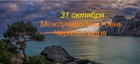 31 октября день черного моря