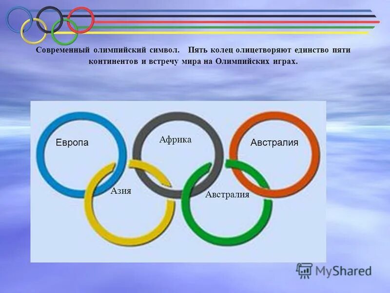 Какой олимпийский год. Пять колец олимпиады пять континентов. Современный Олимпийский символ. Символ современных Олимпийских игр. Современная Олимпийская символика.