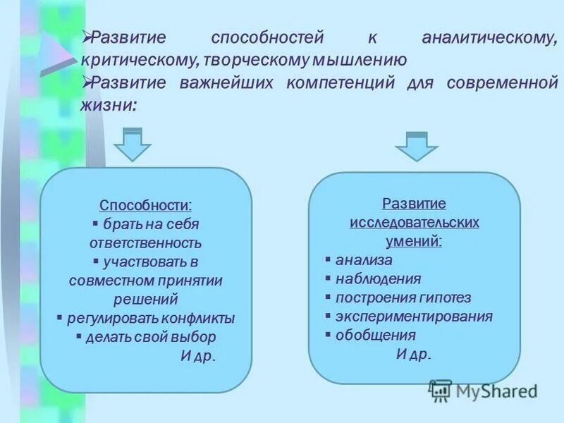 Аналитический и критический