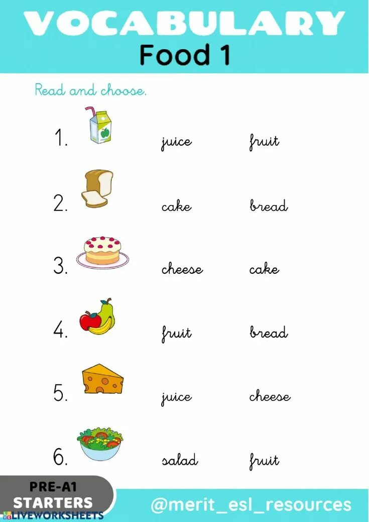 Worksheets английский food. Food Worksheets for 1 Grade. Food in English Worksheet. Exercises for food. Starters worksheets