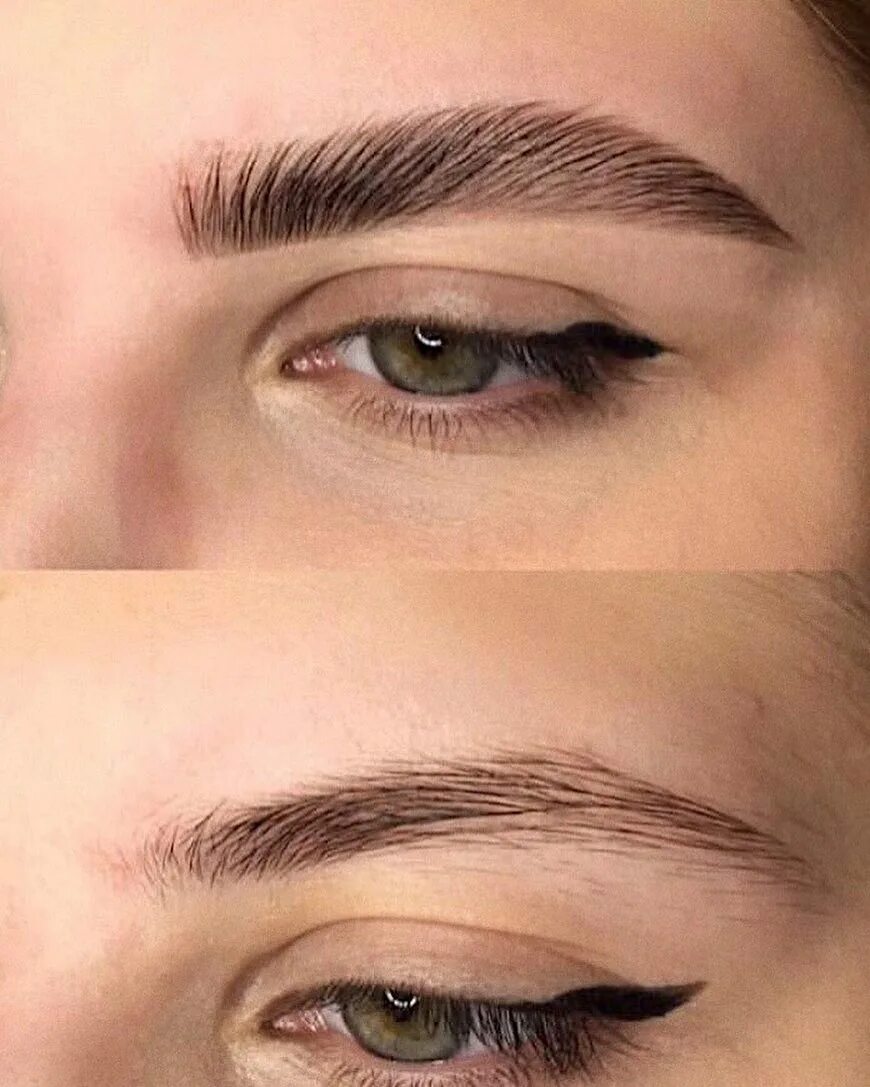 сколько делается окрашивание бровей