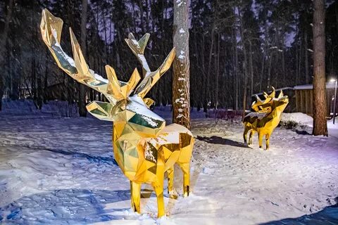 Эко парк олень гора