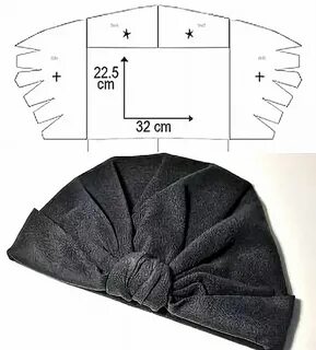 Выкройка чалмы