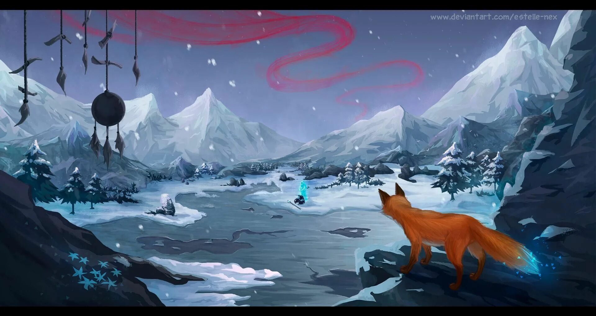 Спирит оф норт. Игра Spirit of the North. Спирит оф зе Норт арт. Лиса дух севера игра. Лис арт.