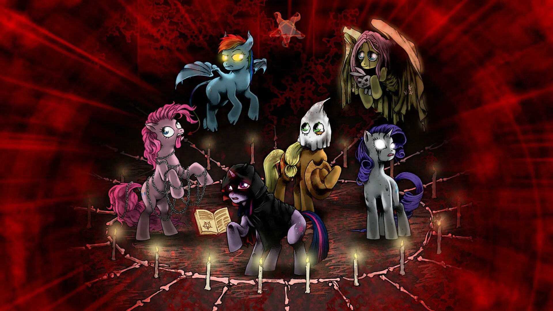 Страшные литл пони. Fallout Equestria Пинки. Крипипаста МЛП Твайлайт. MLP Creepypasta шестёрка. Рарити некромант.