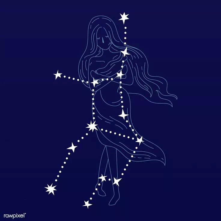 Virgo astrological sign design vector premium image by rawpixel.com / nap Astrol