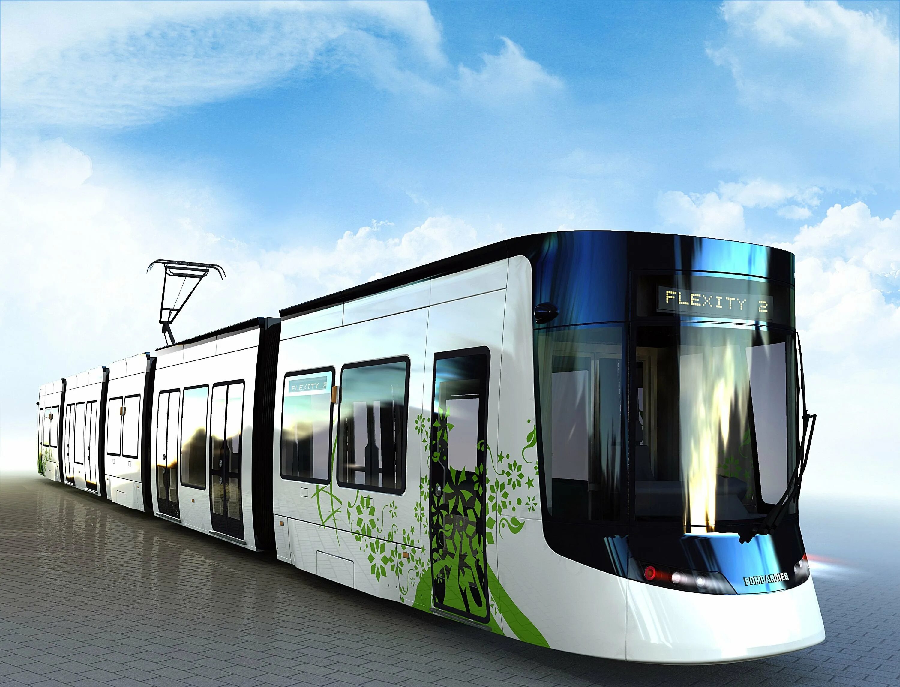 Flexity 2.. Метропоез концепт. Транспорт будущего. Современный трамвай.