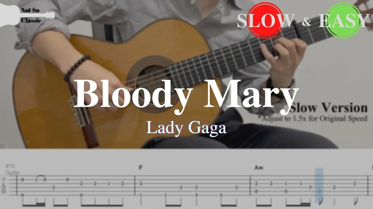 Bloody Mary табы. Леди Гага Bloody Mary табы на гитаре. Bloody Mary на гитаре табы. Mary on a speed up