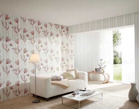 Примеры сочетания обоев в интерьере Find The Perfect Paint Colour for You Dulux Feature wall living room, Wallpaper