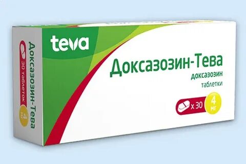 Доксазозин 4 мг инструкция