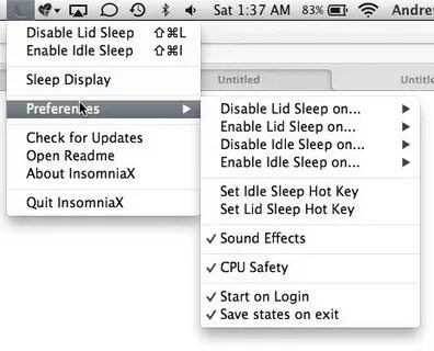 Sleep enable