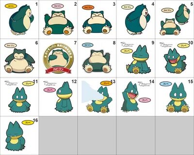 143, 446 Snorlax, Munchlax Pan Stickers Pokemon - Splash's Pan Sticker...