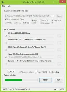 Создание загрузочной флешки linux