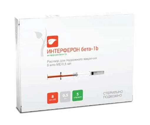 интерферон бета-1b 8 млн. 21. 21. интерферон бета-1а. 20 50.