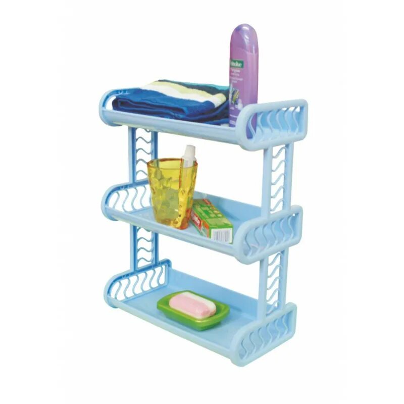 полка м 3. этажерка 3-х секц. этажерка м2716кор. полка м 3. этажерка для игрушек 3-х секционная (450*310*640 мм) альтернатива.