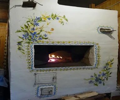 Беленная печка