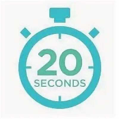 50 seconds. 20 Seconds.