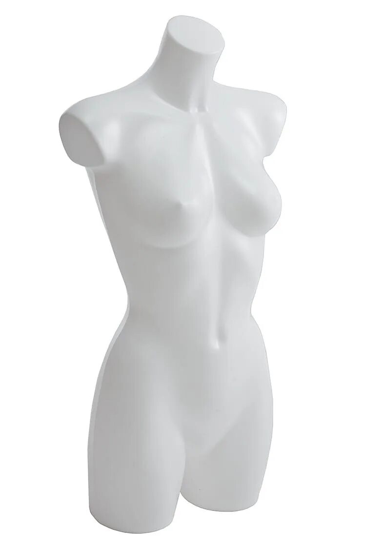 Торс женский удлиненный 3/4 sh 15w белый. Женский торс. Торс скульптура. Женский торс. Манекен женский т-303(бел).
