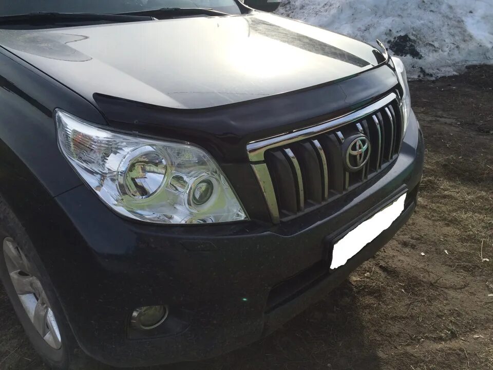 Как установить дефлектор капота. Дефлектор капота prado 150. дефлектор капота прадо 150 2010. прадо 150 2009 с дефлектором капота. egr дефлектор капота prado 150 2009.
