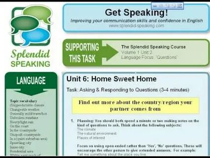 Get speaking