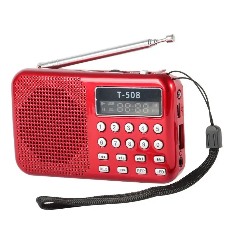 Mini Portable Digital Speaker радиоприёмник. L-088am Dual Band аккумуляторная портативная Mini am fm-радиоприемник. Радиоприемник с USB/SD 3вт с фонариком. Usb радио купить