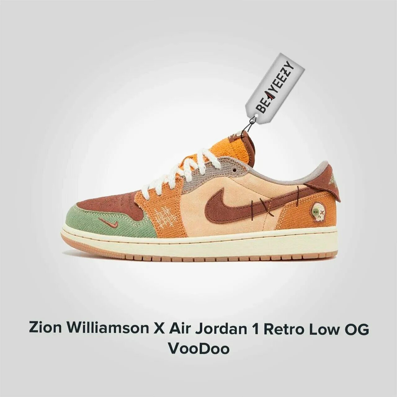 Nike Air Jordan 1 Low og Voodoo. Кроссовки Air Jordan 1 x Zion Williamson Voodoo. Кроссовки Zion Williamson x Air Jordan 1 Retro Low. Zion Williamson x Air Jordan 1 Low og Voodoo.